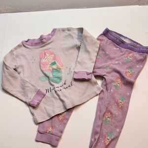 Vaenait Baby Girls Mermaid Pajama Set Size 3T Long Sleeve Pants Purple